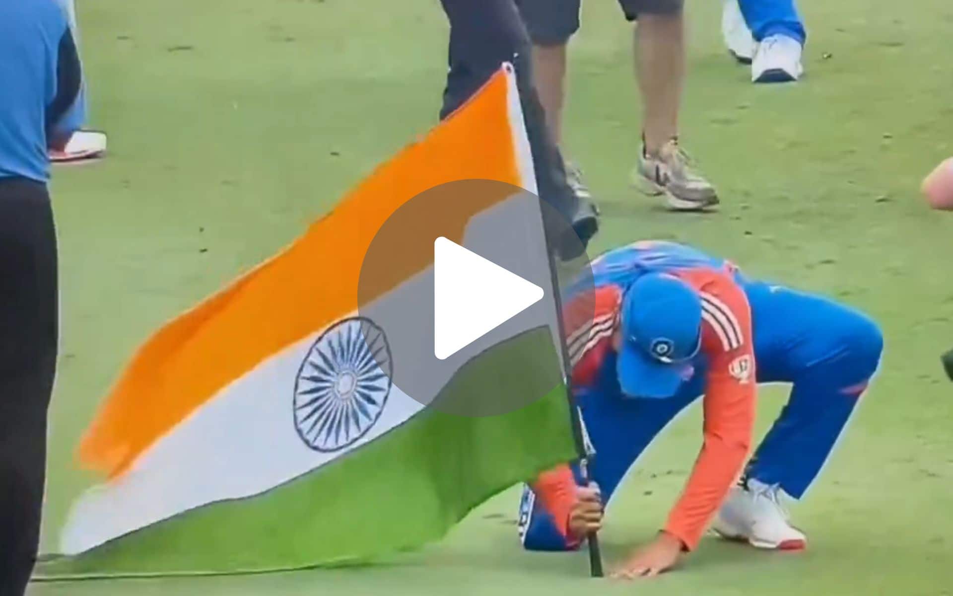 [Watch] Rohit Sharma 'Plants India's Flag In Barbados'; Fulfils Jay Shah's Promise